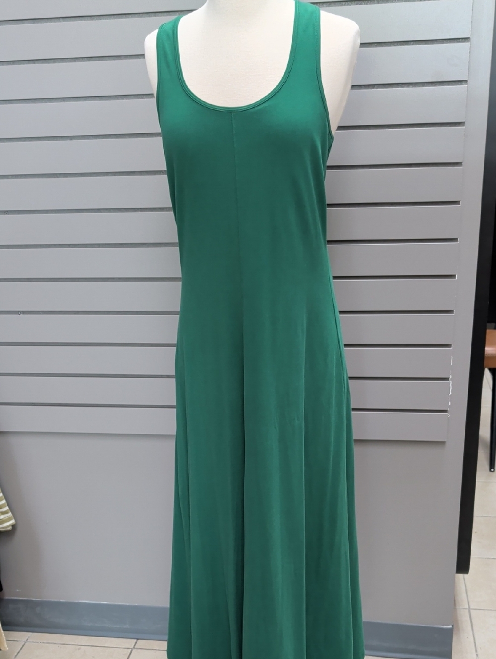 Nation LTD Sleeveless Teal Green Maxi Dress Medium NWT